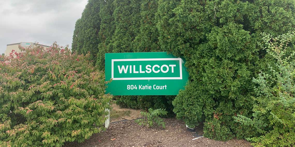 WillScot signage in Harrisburg, PA