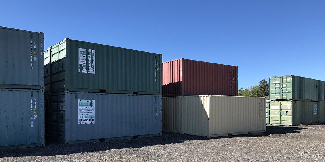portable storage containers at WillScot Spokane, WA